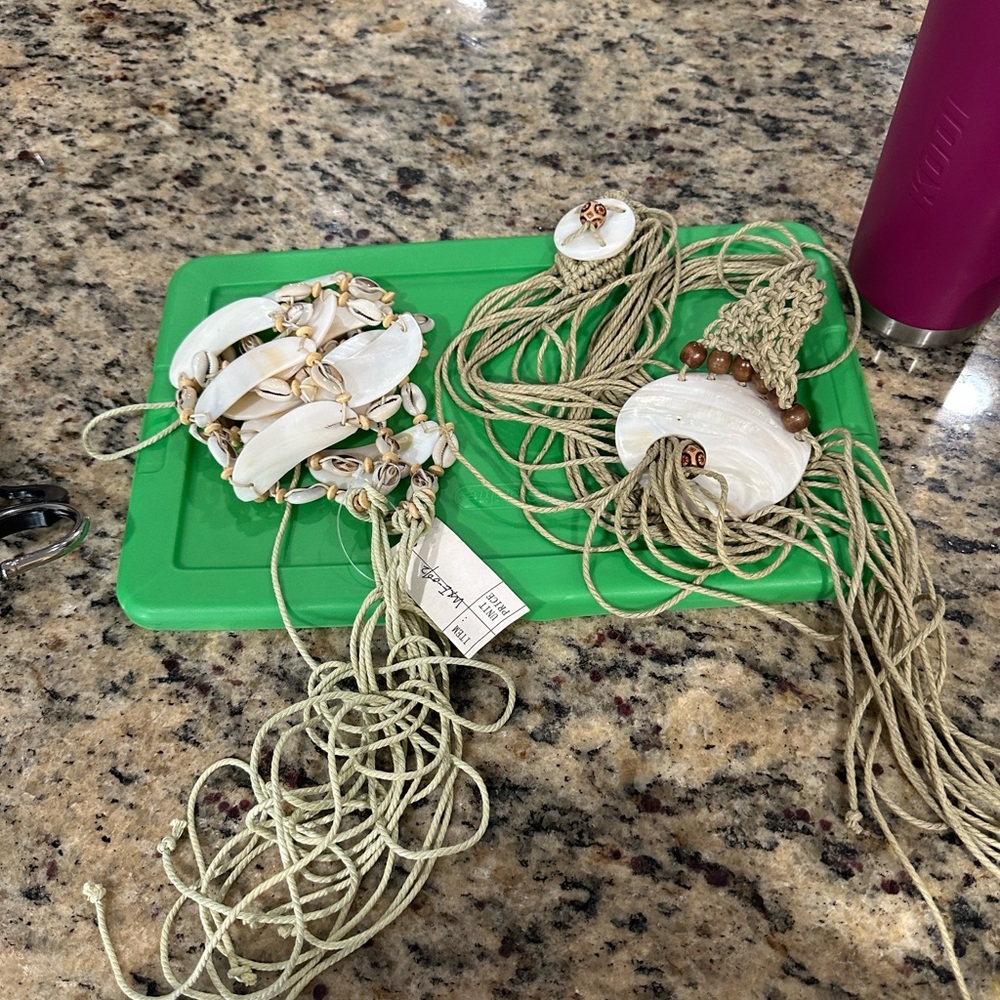 2 Shell and Bead Belts